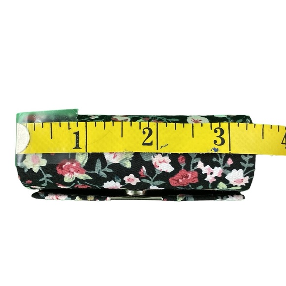 Retro Floral Print Black Lipstick Holder with Mirror - Picture 13 of 15